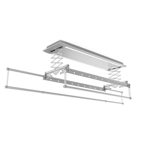 集成吊頂晾衣機(jī)1308-SS-Z-ZL 時(shí)尚(銀)直流.伸縮晾衣機(jī)(照明）效果圖